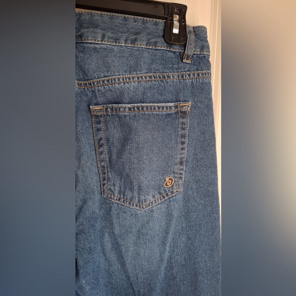 Indigo rain barrel Blue Denim Jeans sz 7 casual school office boho - Picture 8 of 8